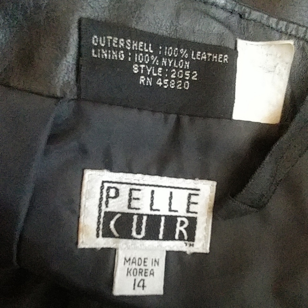 Pelle Cuir Black Leather Skirt - Picture 3 of 4